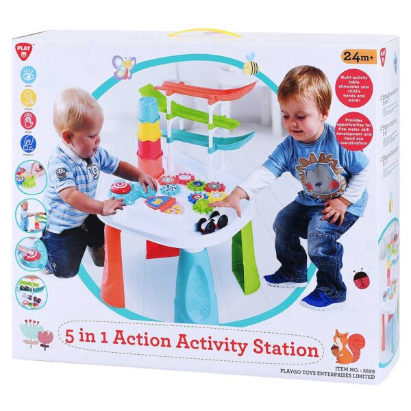 PLGo Активна маса са игра 5 в 1