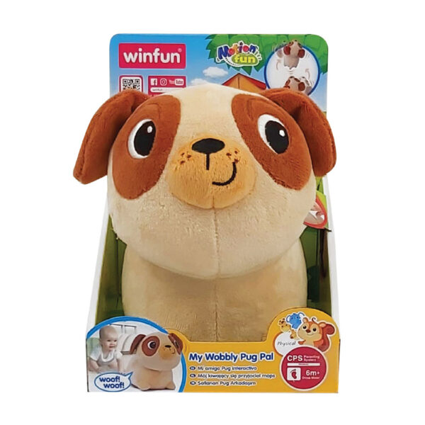 WINFUN Плюшено игриво куче мопс