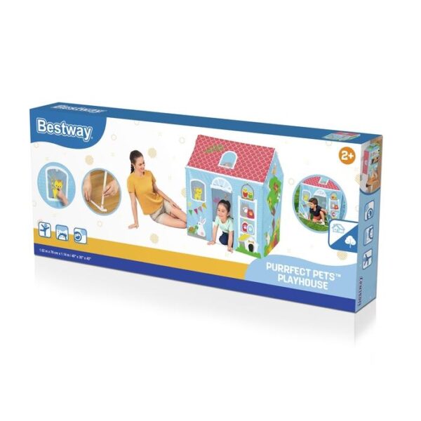 BESTWAY Сглобяема къща за игра 52007 Purrfect Pets