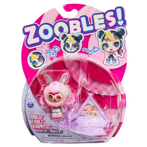 ZOOBLES Трасформиращо се топче Z-Girlz с къща