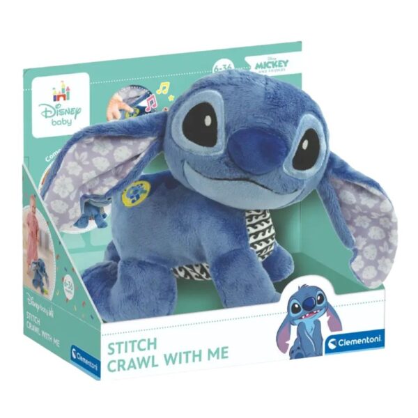 Музикална пълзяща играчка Clementoni Disney Baby Stitch
