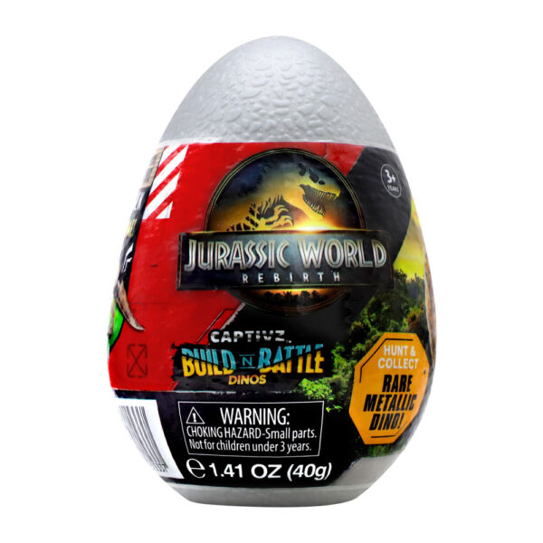 JURASSIC WORLD Динозавърско Яйце със Слайм и 8 Изненади