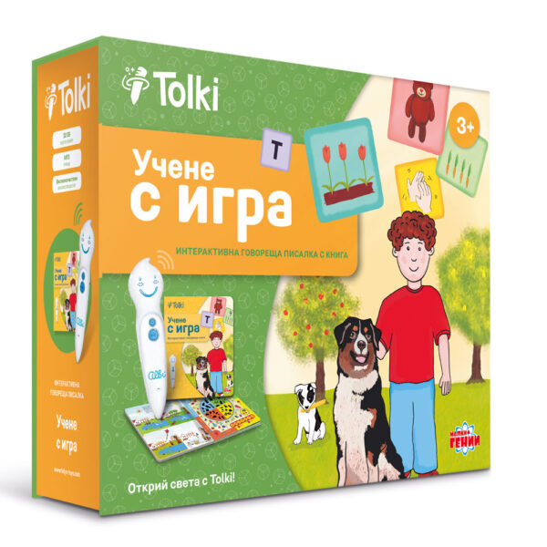 Tolki Интерактивна говореща писалка с книга "Учене с игра"