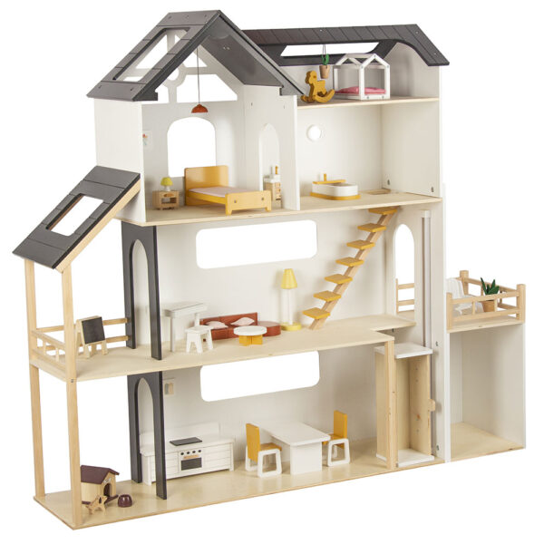 Wooden Мега Къща за Кукли Нанси