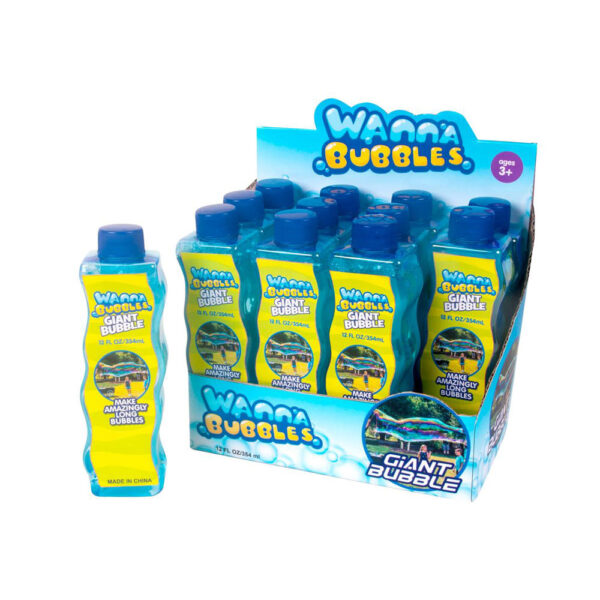 WANNA BUBBLES Разтвор за сапунени балони Giant 354 ml.