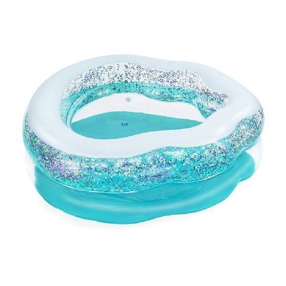 Bestway Sparkle Shell детски басейн мида с брокат 150x127x43 см