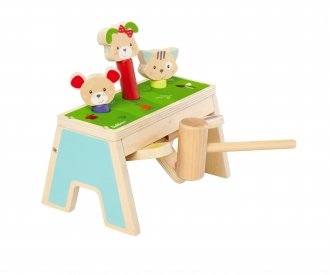 Дървена игра с чукче Pop Up Eichhorn Friends 100005474