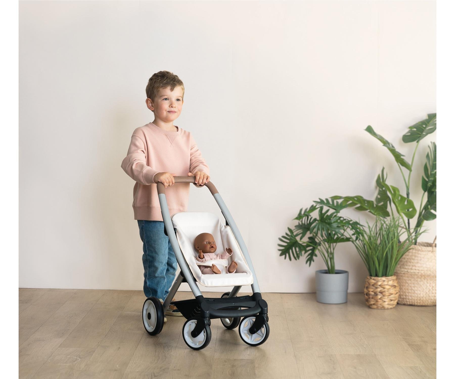 Количка за кукли Maxi - Cosi 3 в 1, Бежова, Smoby 7600253122 - Image 5