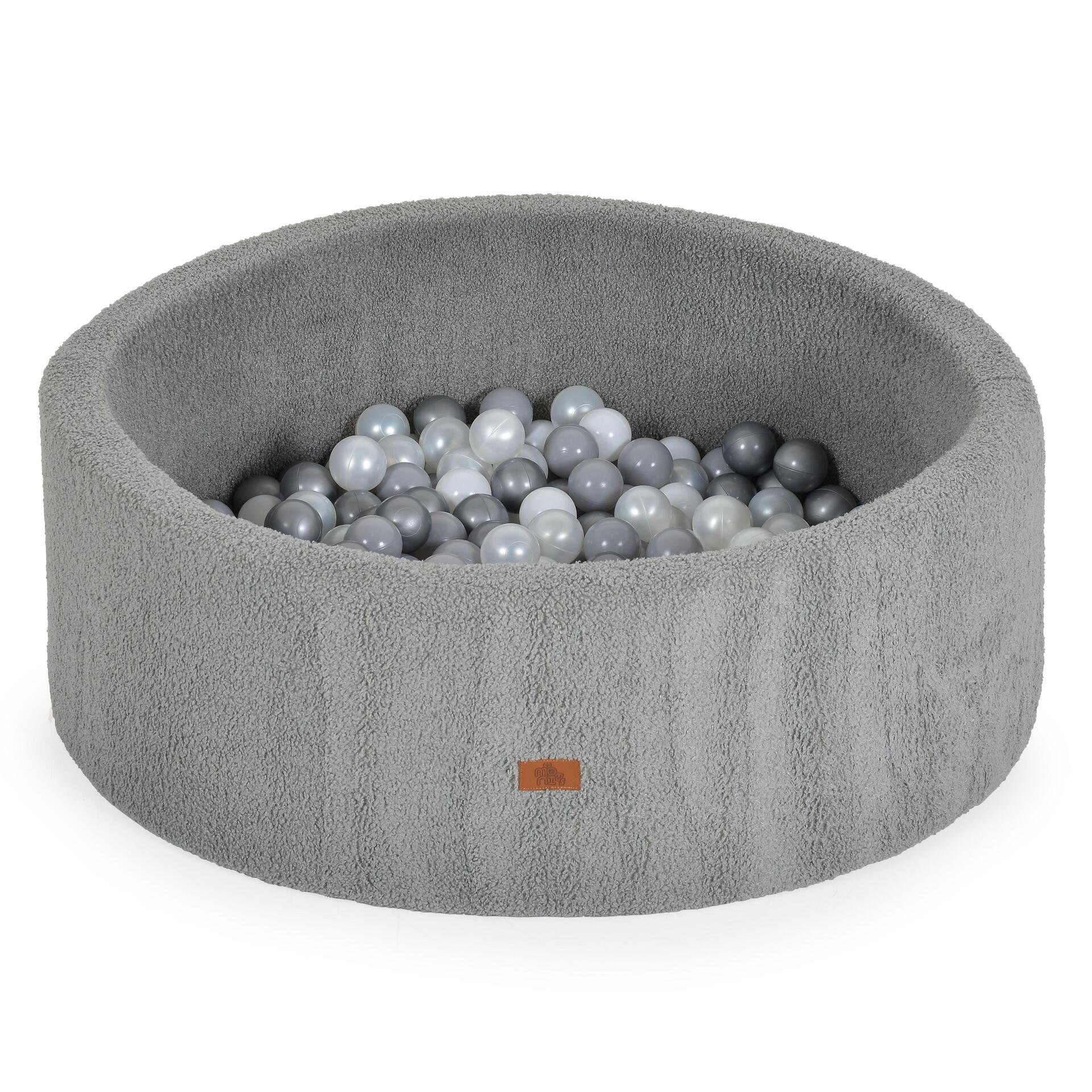 Мек басейн Boucle с 200 топки сив