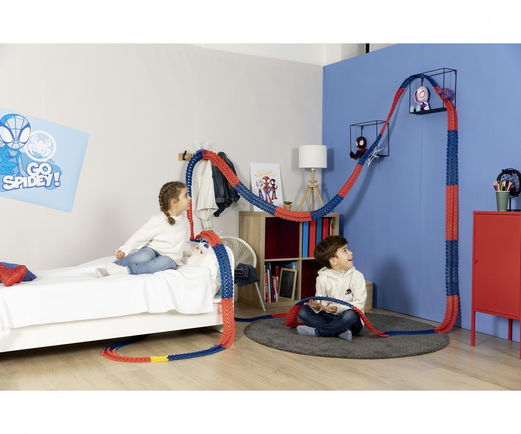 Писта с количка Smoby Spidey FleXtreme Racetrack 7600180918 - Image 2