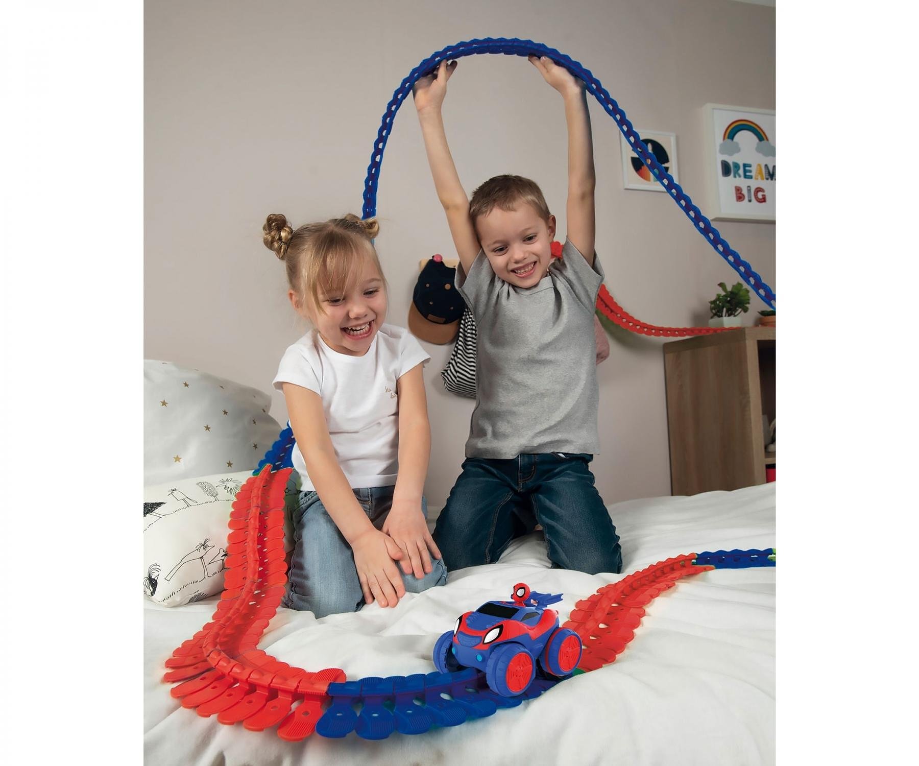 Писта с количка Smoby Spidey FleXtreme Racetrack 7600180918 - Image 5