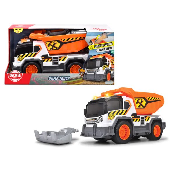 Самосвал играчка със звук и светлина 30 см Dickie Toys 203306025
