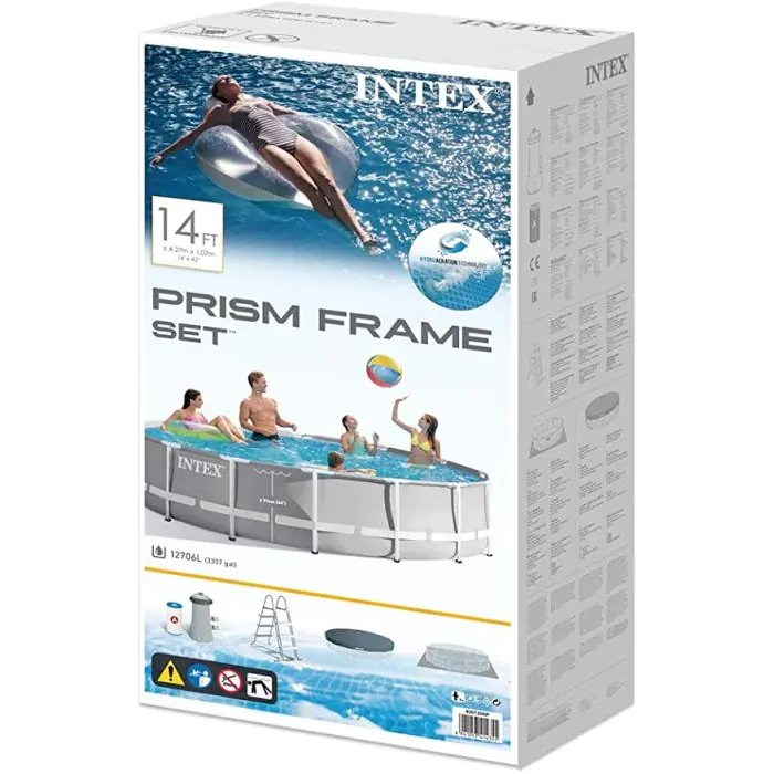 Сглобяем басейн Intex Prism Frame 26720NP с филтърна помпа, 4.27х1.07 м - Image 3