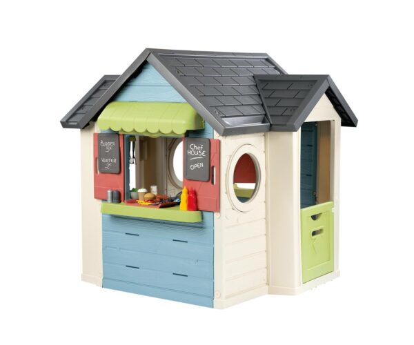 Smoby Life Chef House – детска къща с кухня и магазин 3 в 1