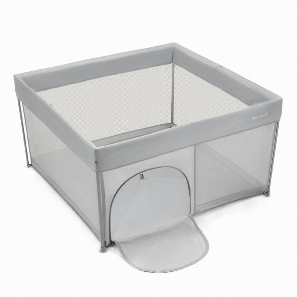 Kinderkraft ZIKI – сгъваема кошара за игра, сива