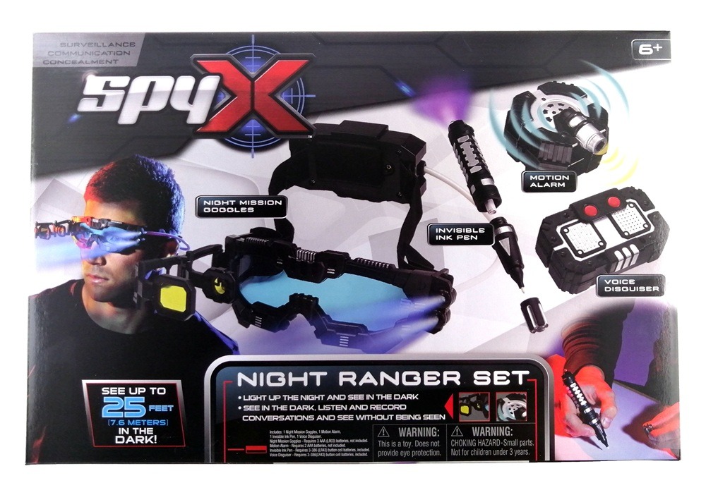 SpyX Night Ranger – шпионска екипировка с 4 устройства