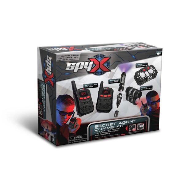 SpyX 10540 – базов шпионски комплект за таен агент, 4 части