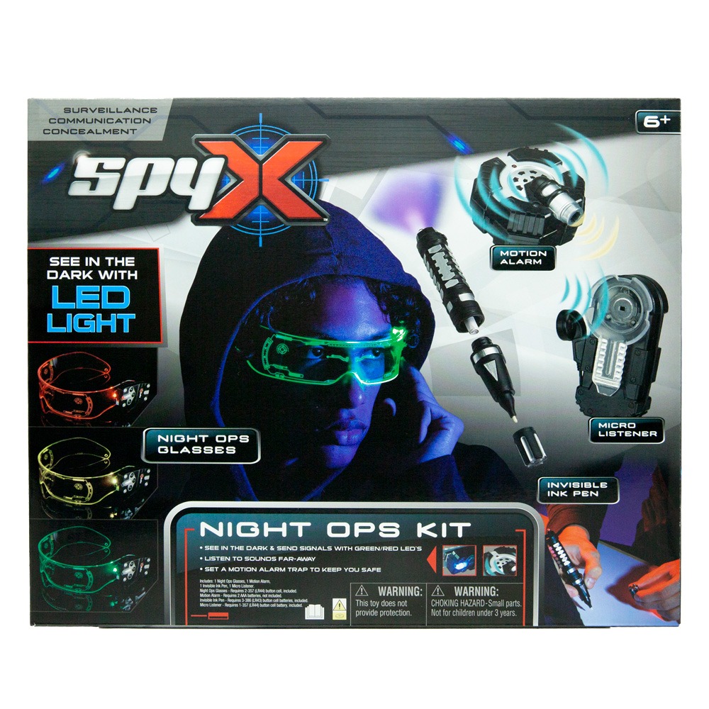 SpyX Night Ops – комплект за нощни мисии с 4 устройства