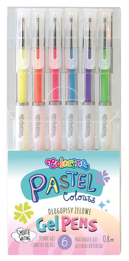 Гел химикал 6 цвята Pastel Colorino