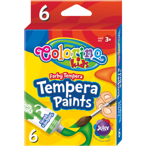Темперни бои Colorino 6 цвята в тубички