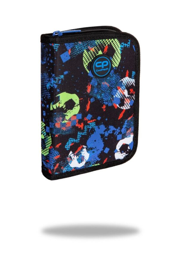 Ученически несесер с един цип CoolPack Clipper Football Blue