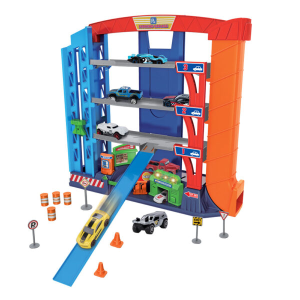 Super Multi-Storey Garage – гараж на 4 нива с 4 колички