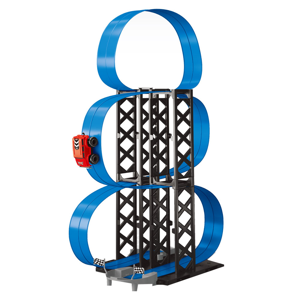 Racing Track – писта на 3 нива с лупинг и инерционна кола - Image 2