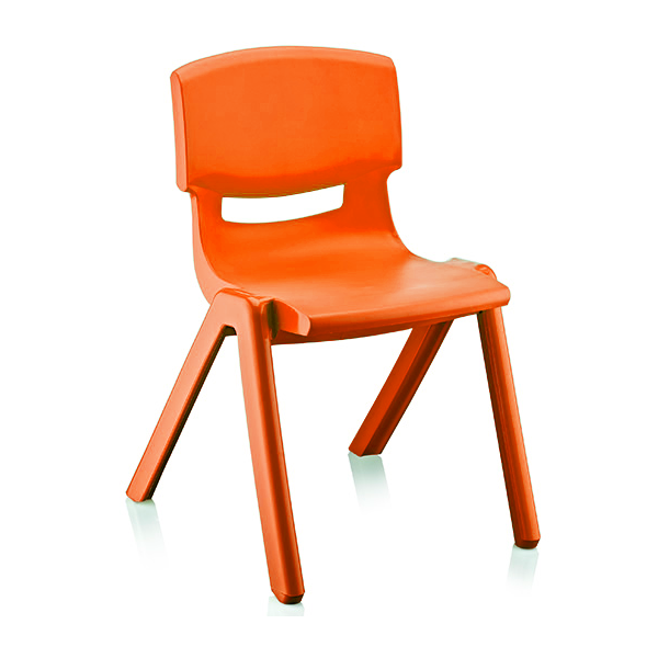 Детски стол за 6+ години, оранжев – Horecano Kids TRN-049-10
