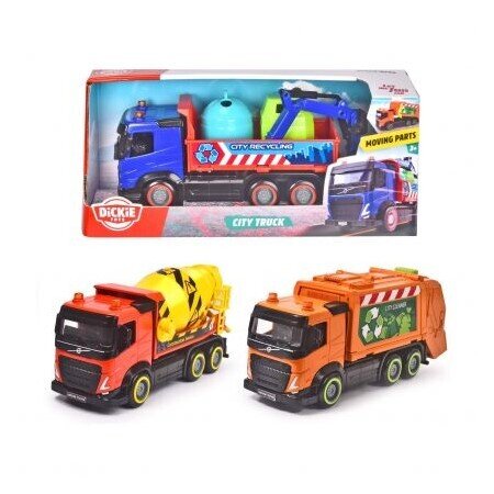 Volvo City Truck Dickie Toys – градски камион, 23 см
