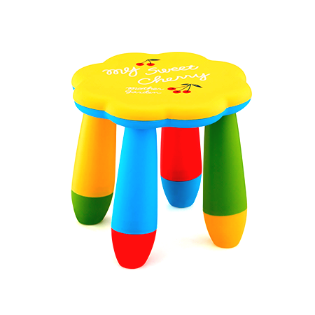 Детско столче Цвете LXS-309 в жълто – Horecano Kids