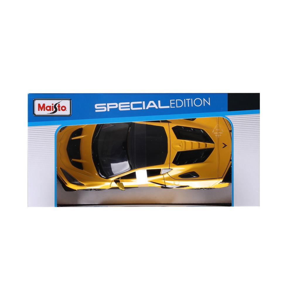 Maisto Corvette ZR1 – жълт модел с отварящи се врати, 1:24 - Image 4