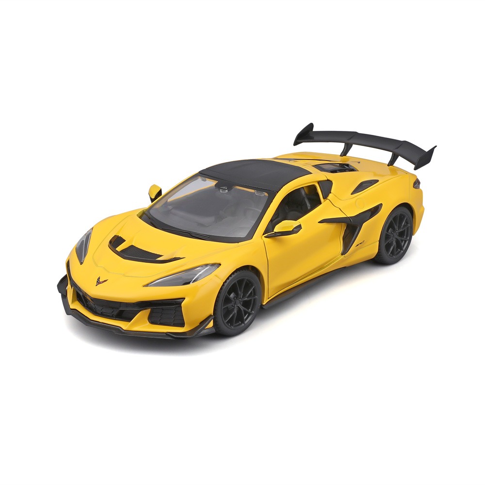 Maisto Corvette ZR1 – жълт модел с отварящи се врати, 1:24 - Image 7