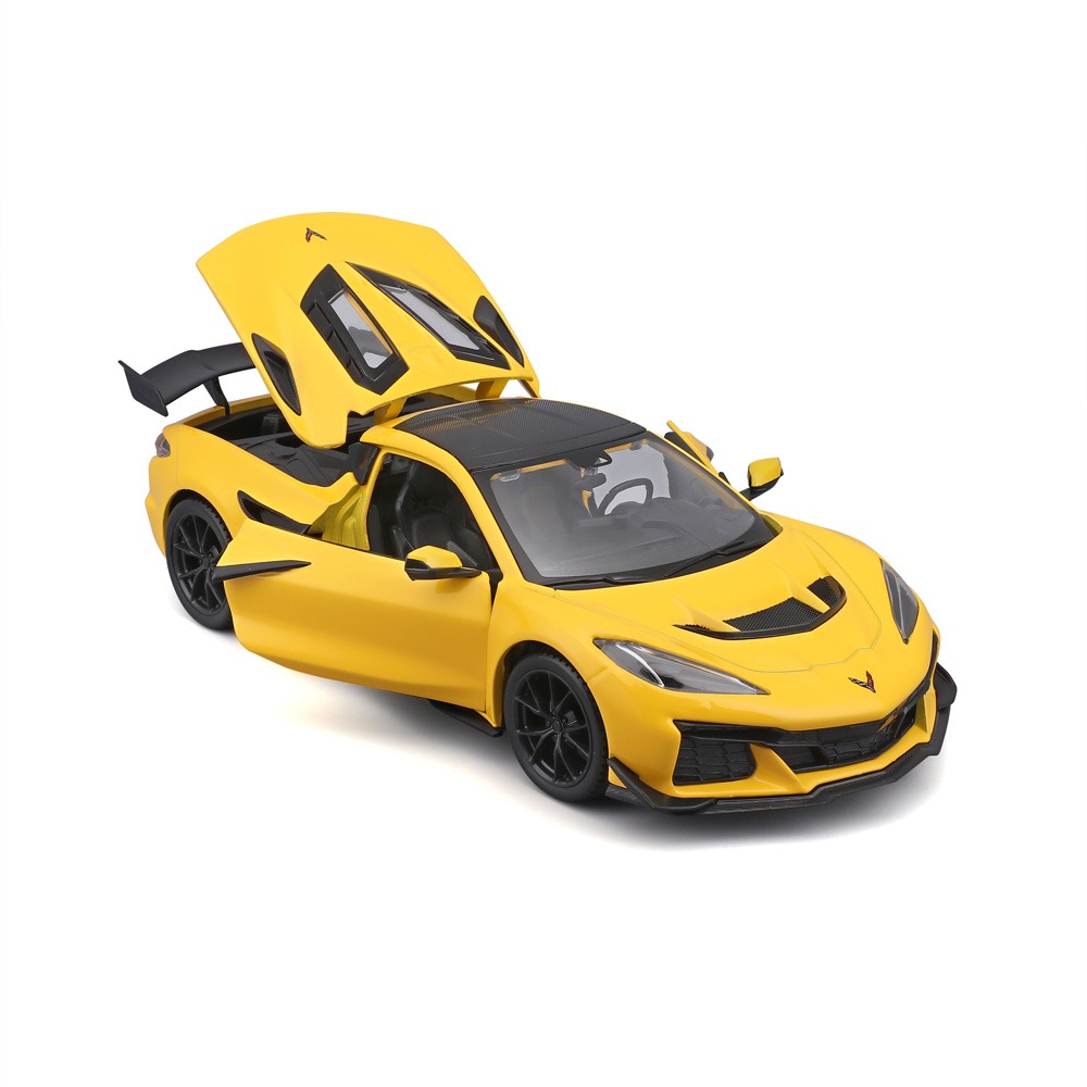 Maisto Corvette ZR1 – жълт модел с отварящи се врати, 1:24 - Image 8