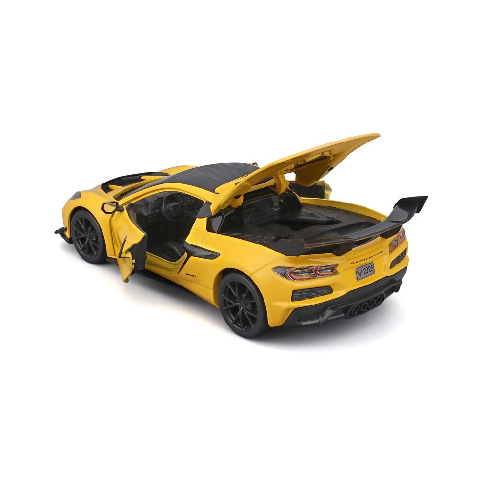 Maisto Corvette ZR1 – жълт модел с отварящи се врати, 1:24 - Image 9