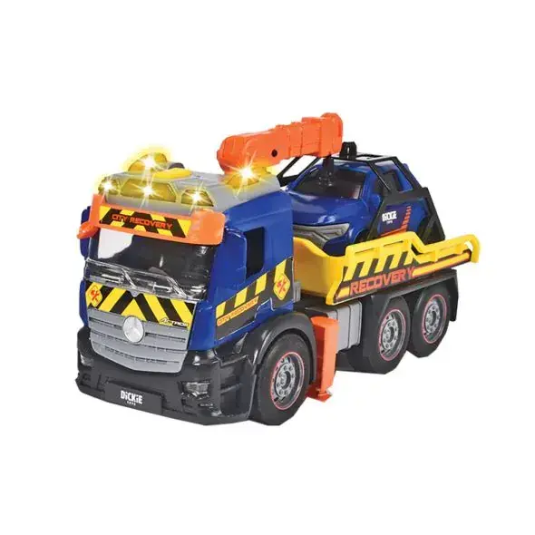 Dickie Toys пътна помощ – камион с кола за спасяване