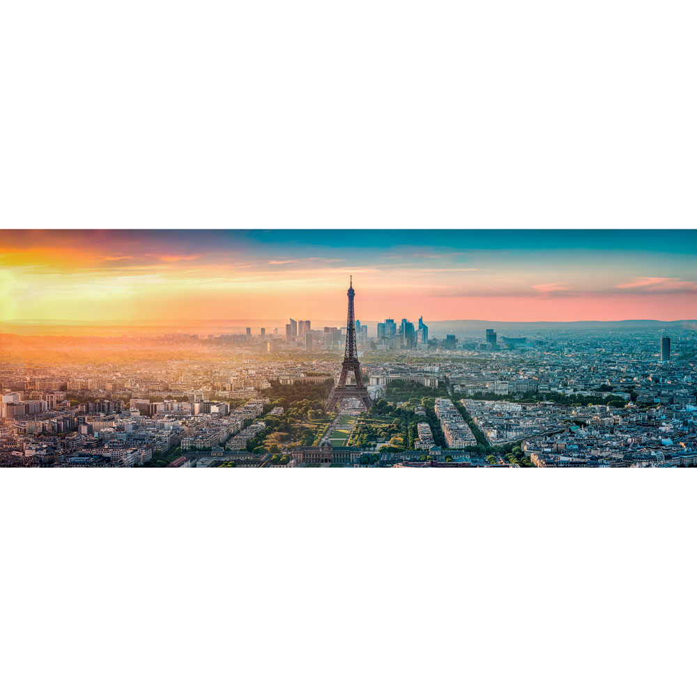 Clementoni Panorama Paris – пъзел с 1000 части, 98 × 33 см - Image 2