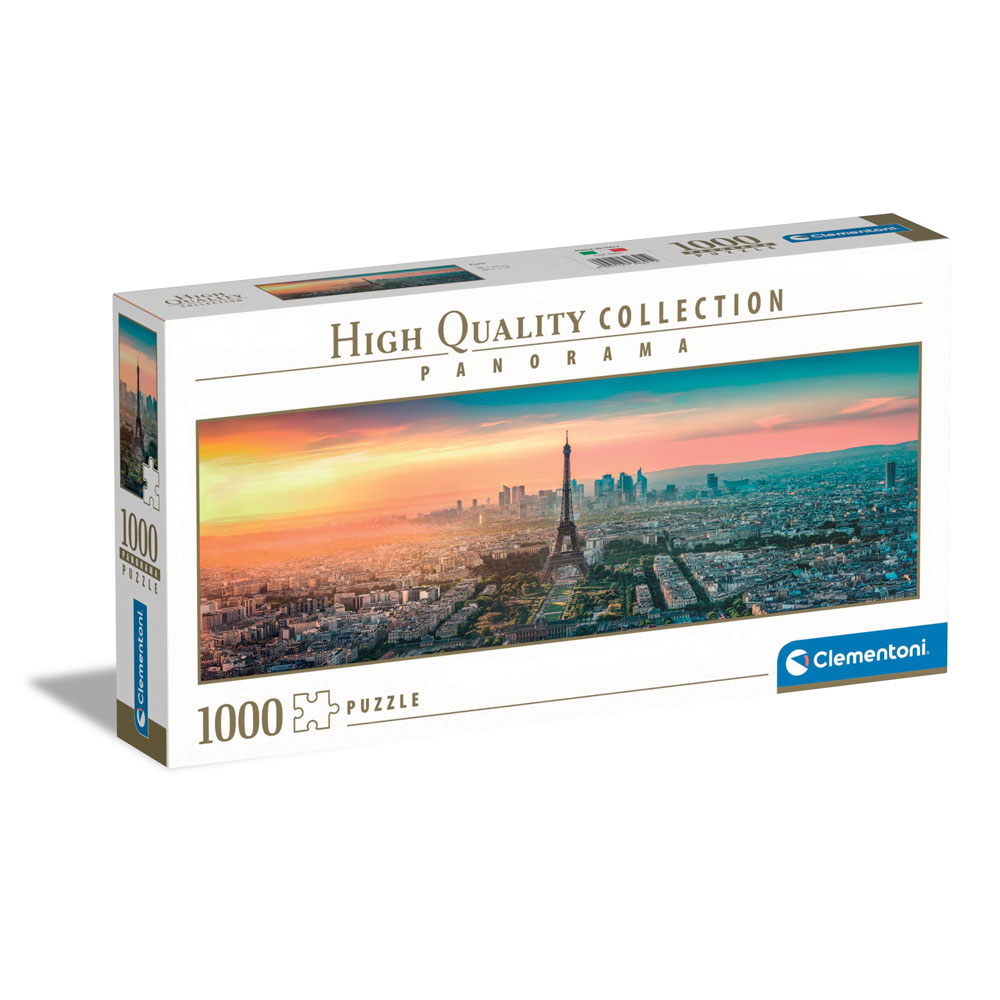 Clementoni Panorama Paris – пъзел с 1000 части, 98 × 33 см