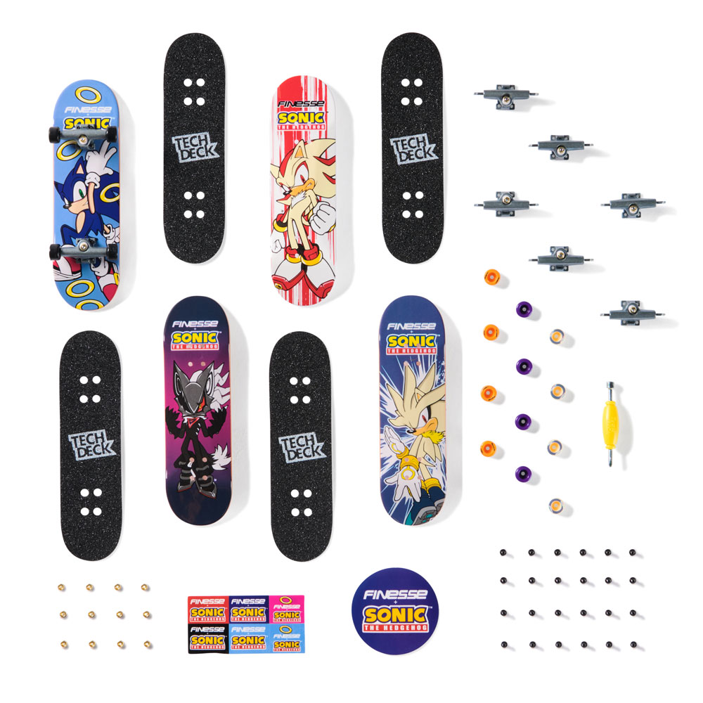 Tech Deck – комплект от 4 мини скейтборда за пръсти - Image 2