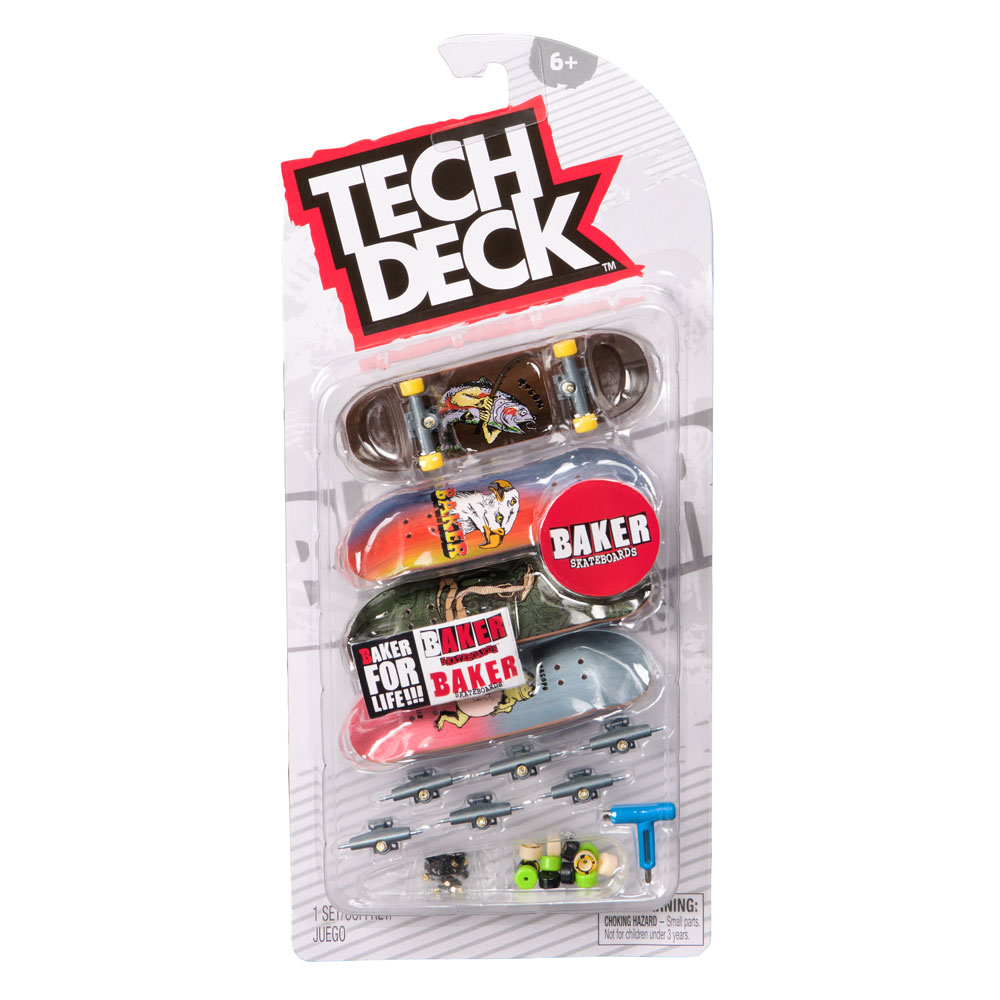 Tech Deck – комплект от 4 мини скейтборда за пръсти - Image 9