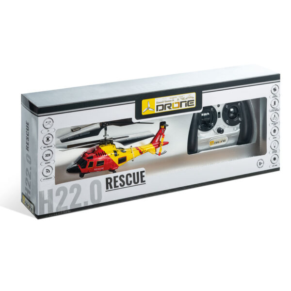 Mondo Ultra Drone H22 Rescue – хеликоптер с дистанционно, 22 см