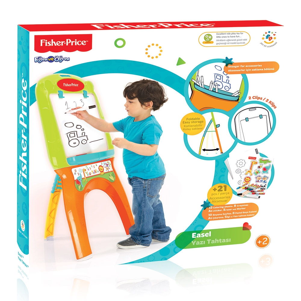 Fisher Price Easel 1811 – сгъваема дъска за рисуване - Image 2