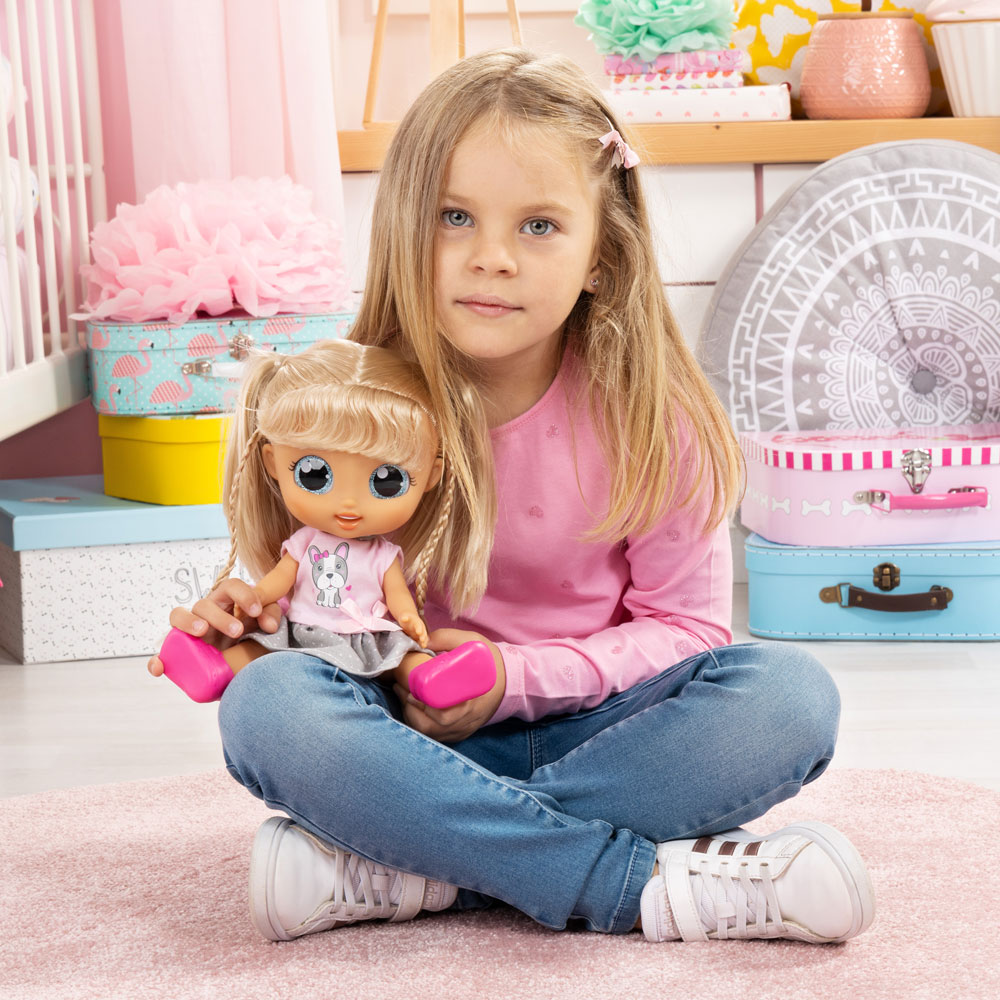 Bayer City Girl Кученце – кукла със звуци и аксесоари, 31 см - Image 12