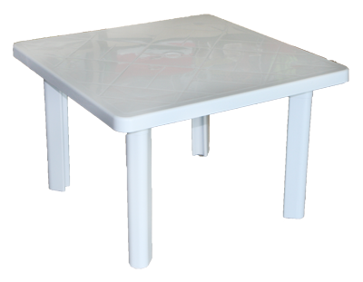 Бяла детска маса Irak Plastik CM-310, 80 × 80 см