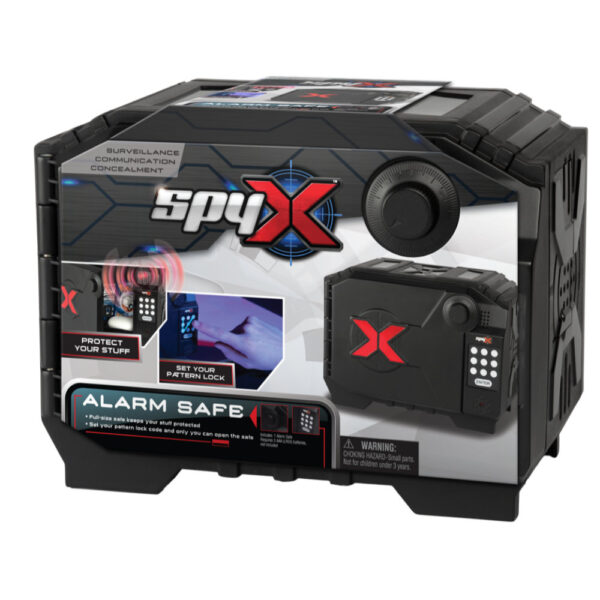 SpyX – детски сейф с графичен ключ и аларма