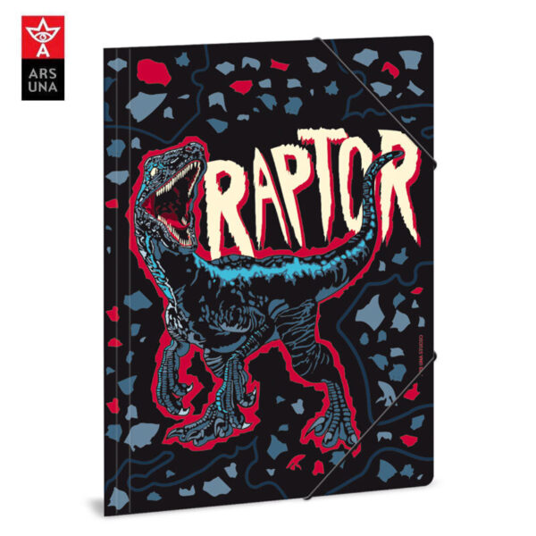 Папка с ластик A4 Ars Una Raptor