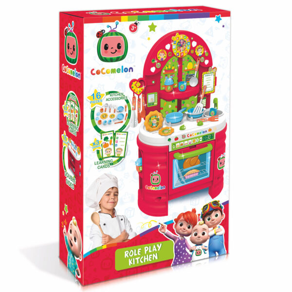 CoComelon детска кухня с фурна и аксесоари, 75 см