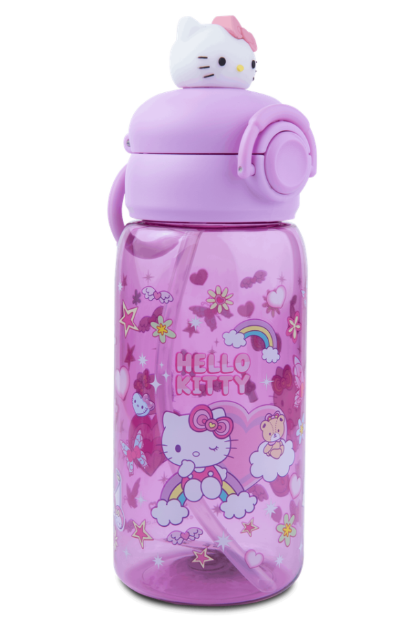 Бутилка CoolPack Hello Kitty Pastel 600 мл със сламка