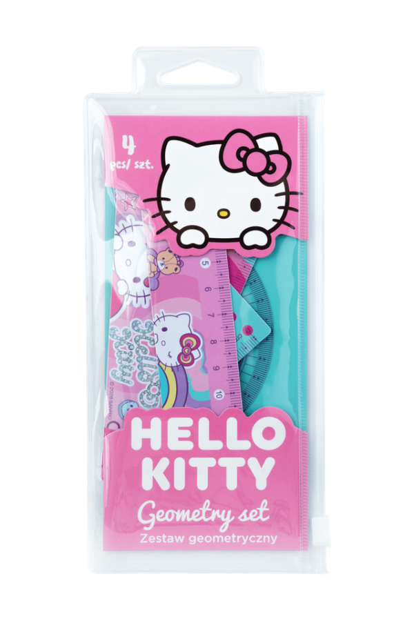 Геометричен комплект 4 части Hello Kitty Pastel