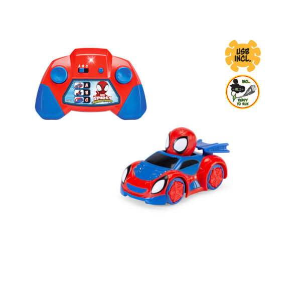 Мини RC Web-Crawler със Спайди Dickie Toys, 1:50