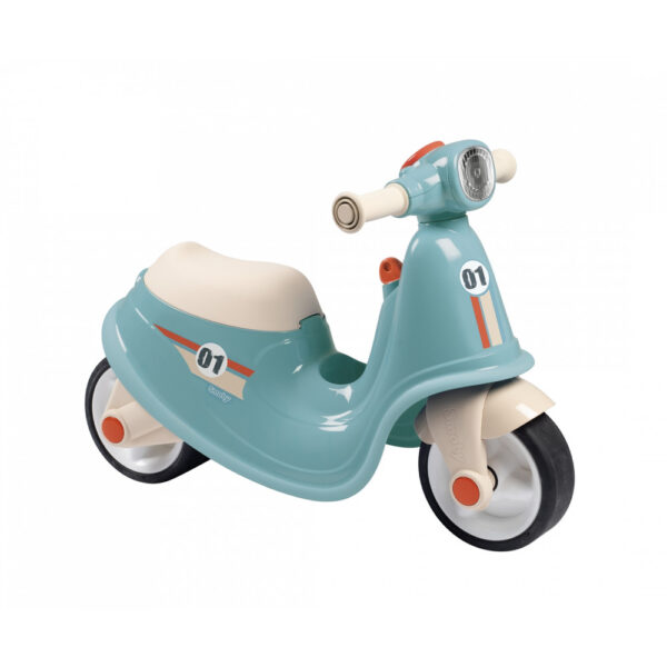 Син мотор за бутане с крачета Smoby Scooter